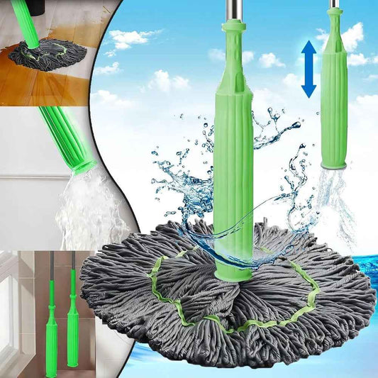 SwiftMop™ 360 Max Cleaning & Magic Twist Spin Mop With Water Locking