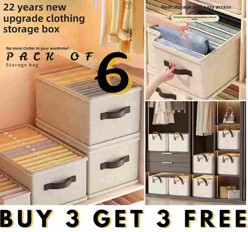 New ClosetWell™ Premium Organiser -All Garments Closet (MultiPack)